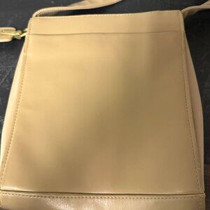 Nine West Creamy Leather Shoulder Bag